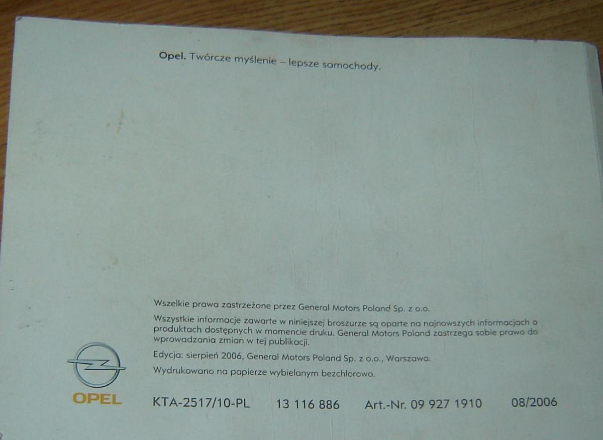 Opel Vectra C Vauxhall instrukcja obslugi / page 165
