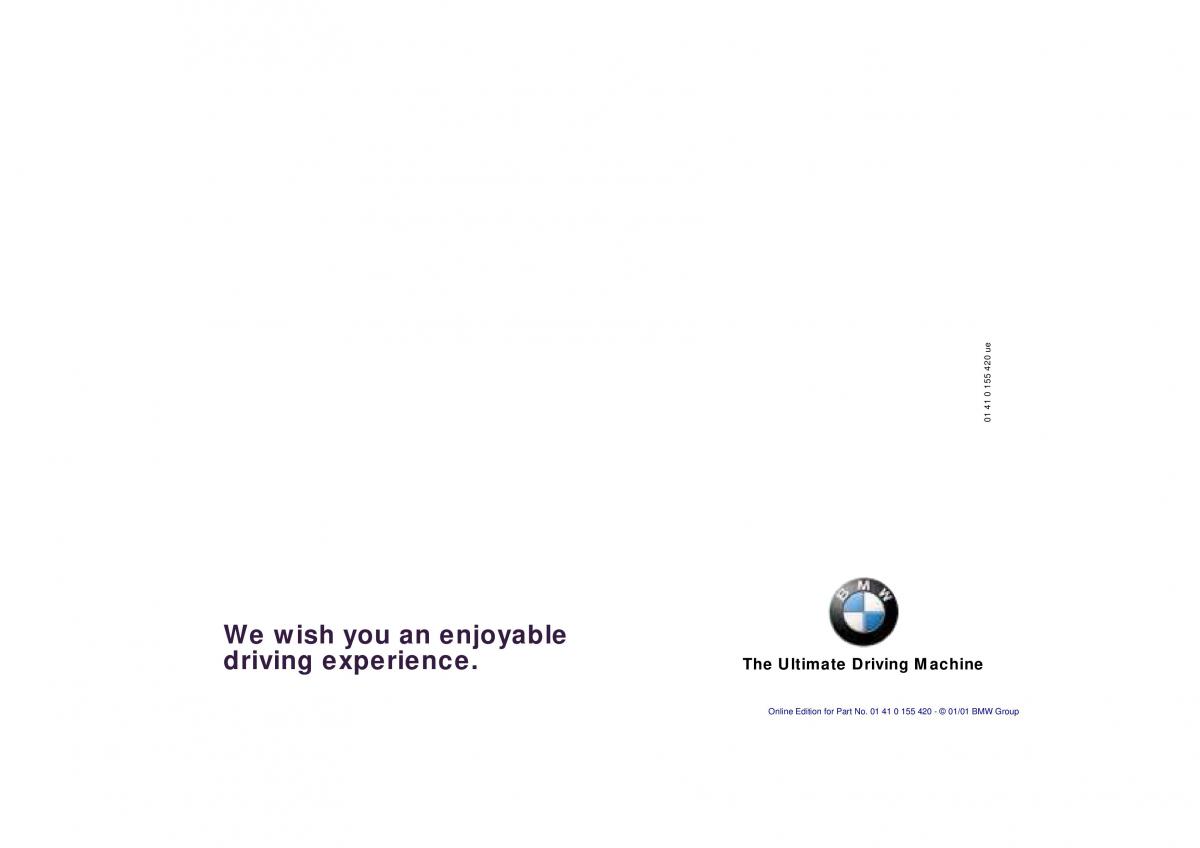 BMW 5 E39 owners manual / page 237