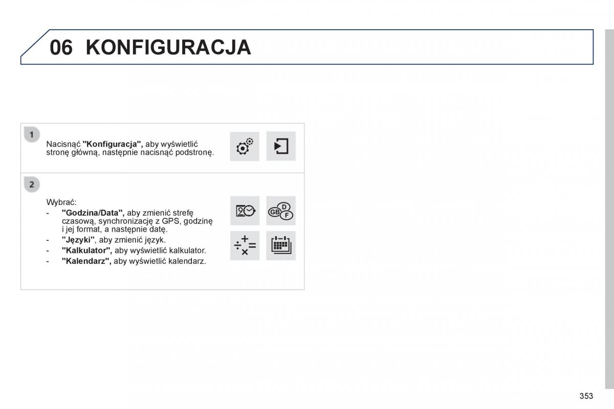 Peugeot 308 II 2 instrukcja obslugi / page 355
