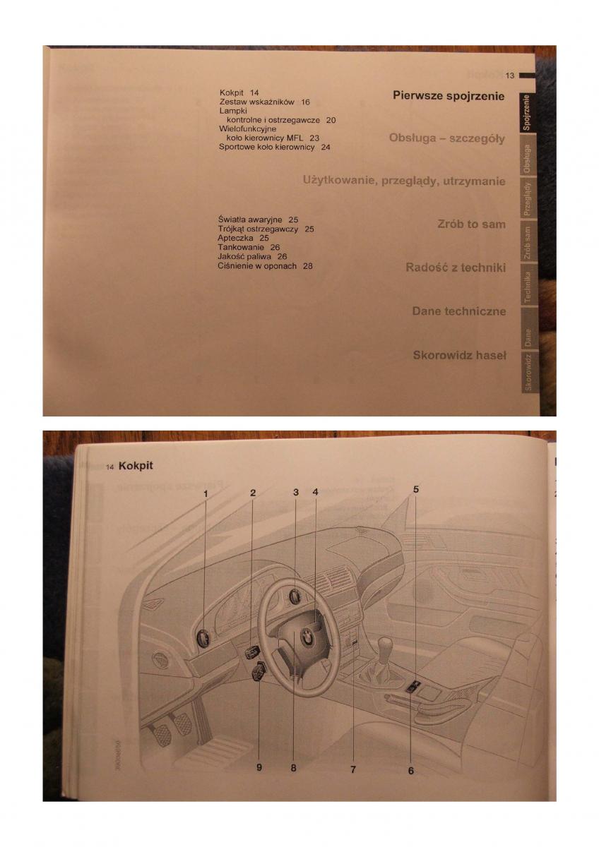BMW 5 E39 instrukcja obslugi / page 6