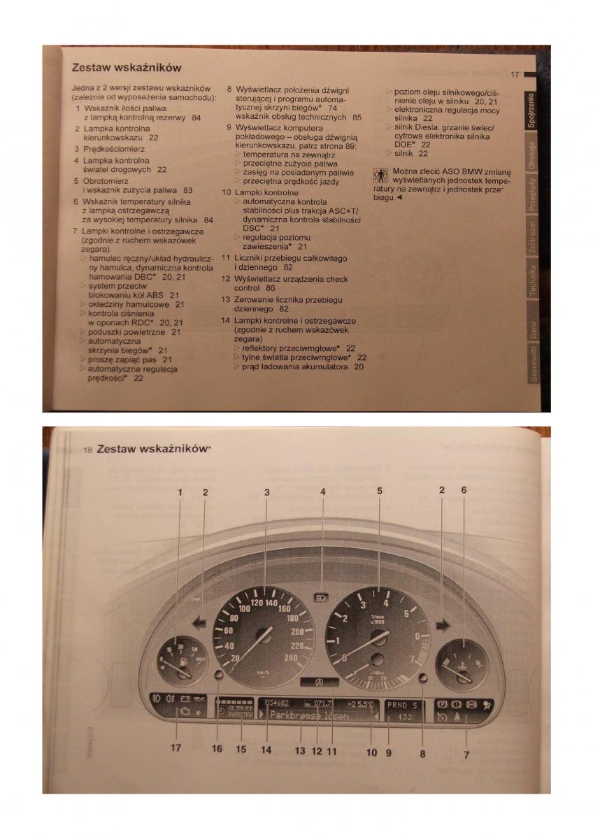 BMW 5 E39 instrukcja obslugi / page 8