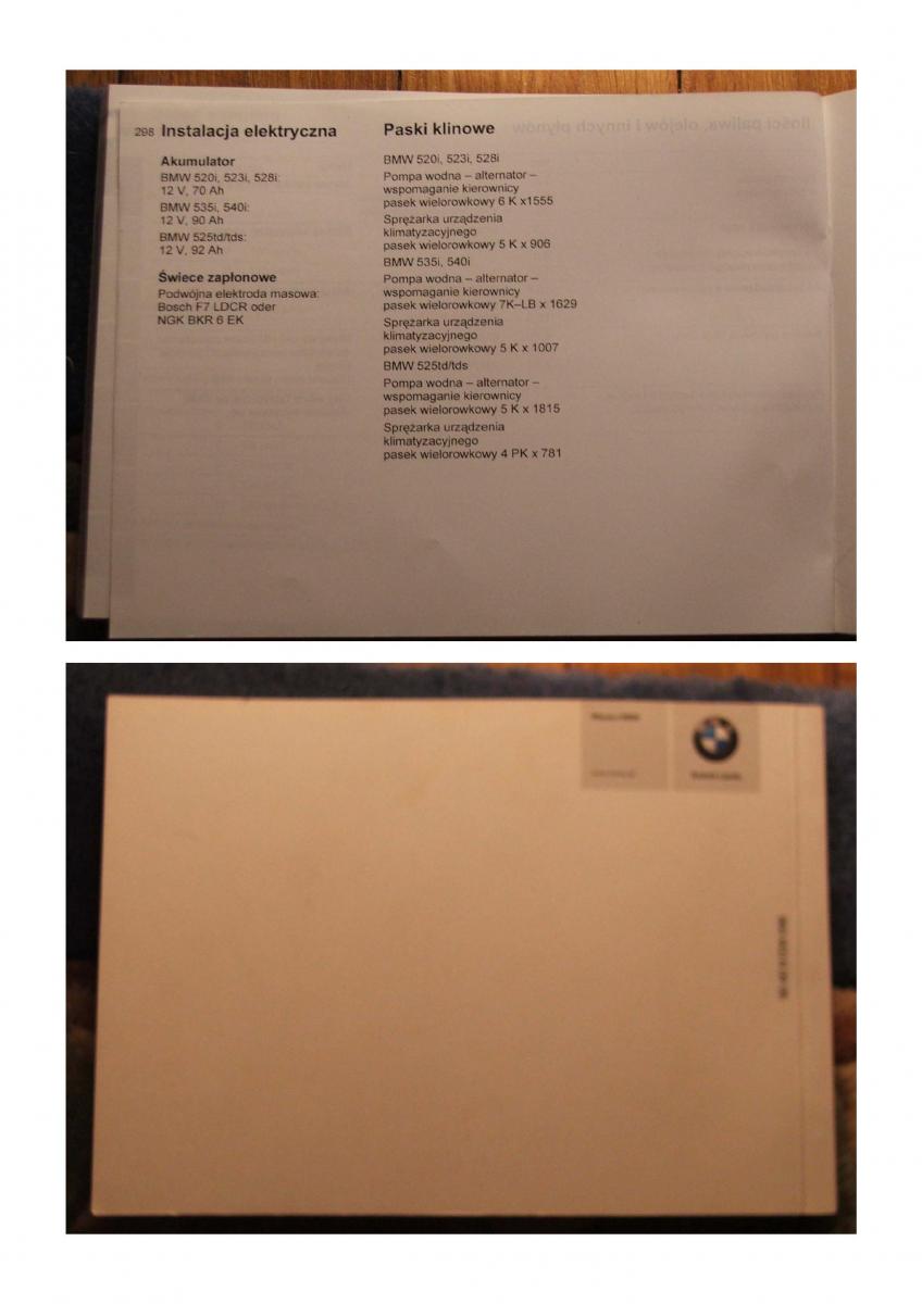 BMW 5 E39 instrukcja obslugi / page 146