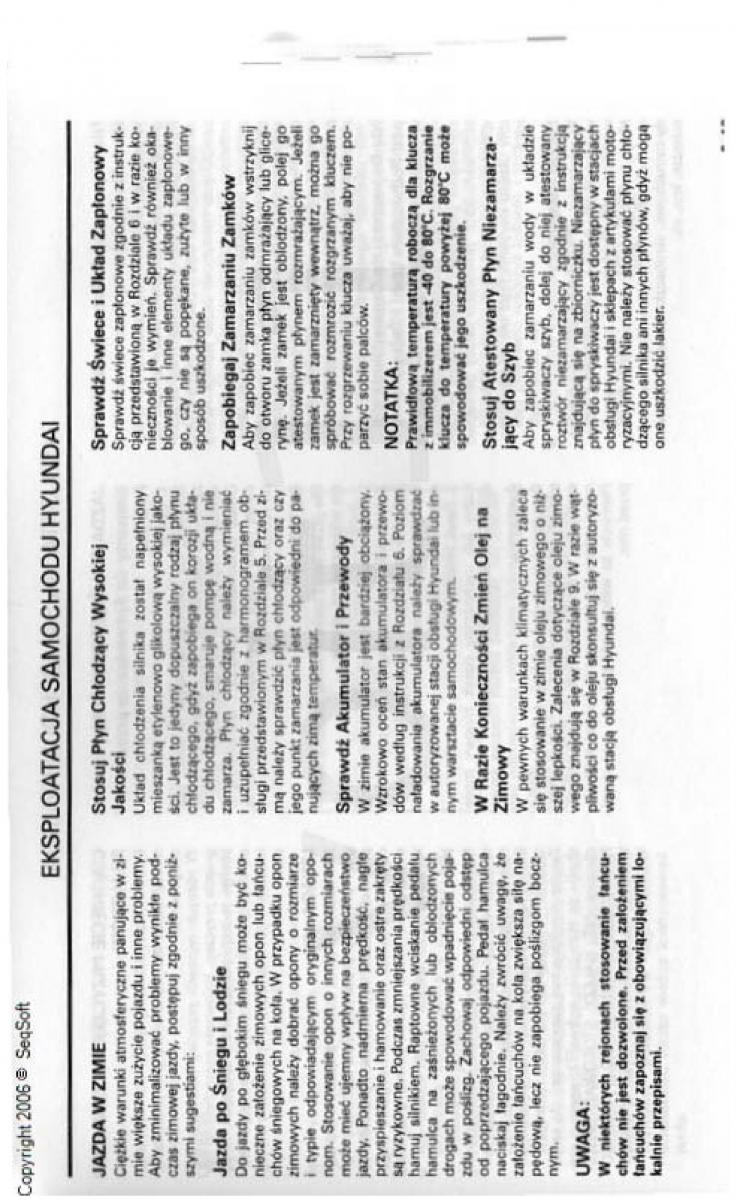 Hyundai Santa Fe I 1 instrukcja obslugi / page 109
