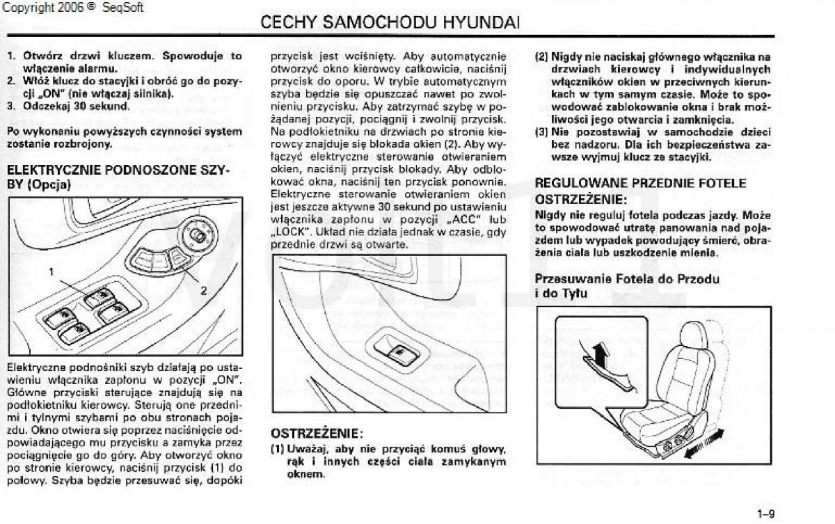 Hyundai Santa Fe I 1 instrukcja obslugi / page 18