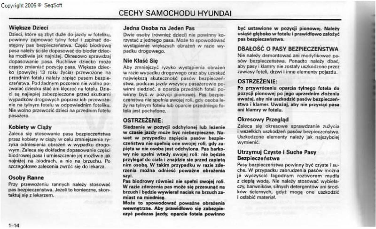Hyundai Santa Fe I 1 instrukcja obslugi / page 23