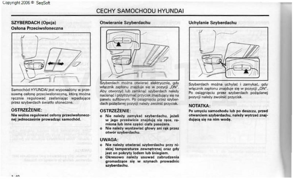 Hyundai Santa Fe I 1 instrukcja obslugi / page 48