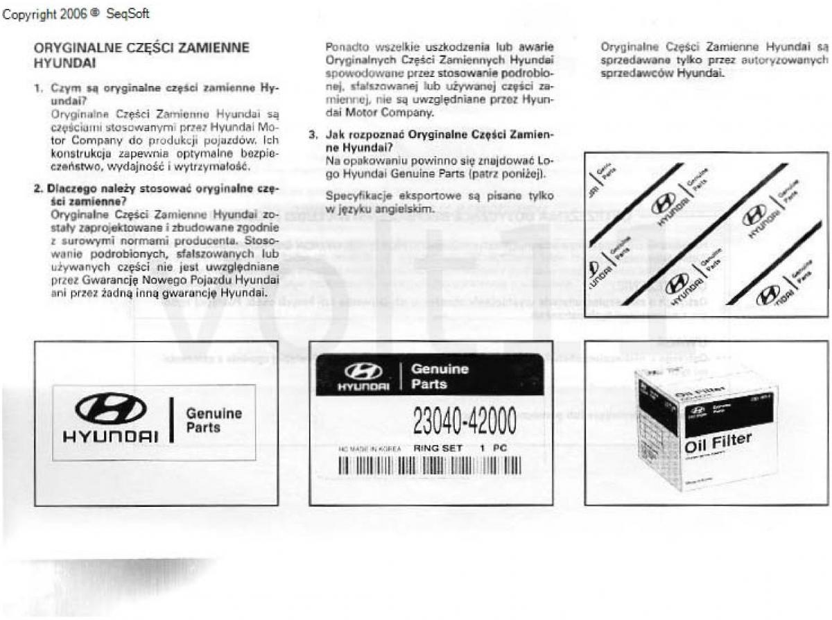 Hyundai Santa Fe I 1 instrukcja obslugi / page 7