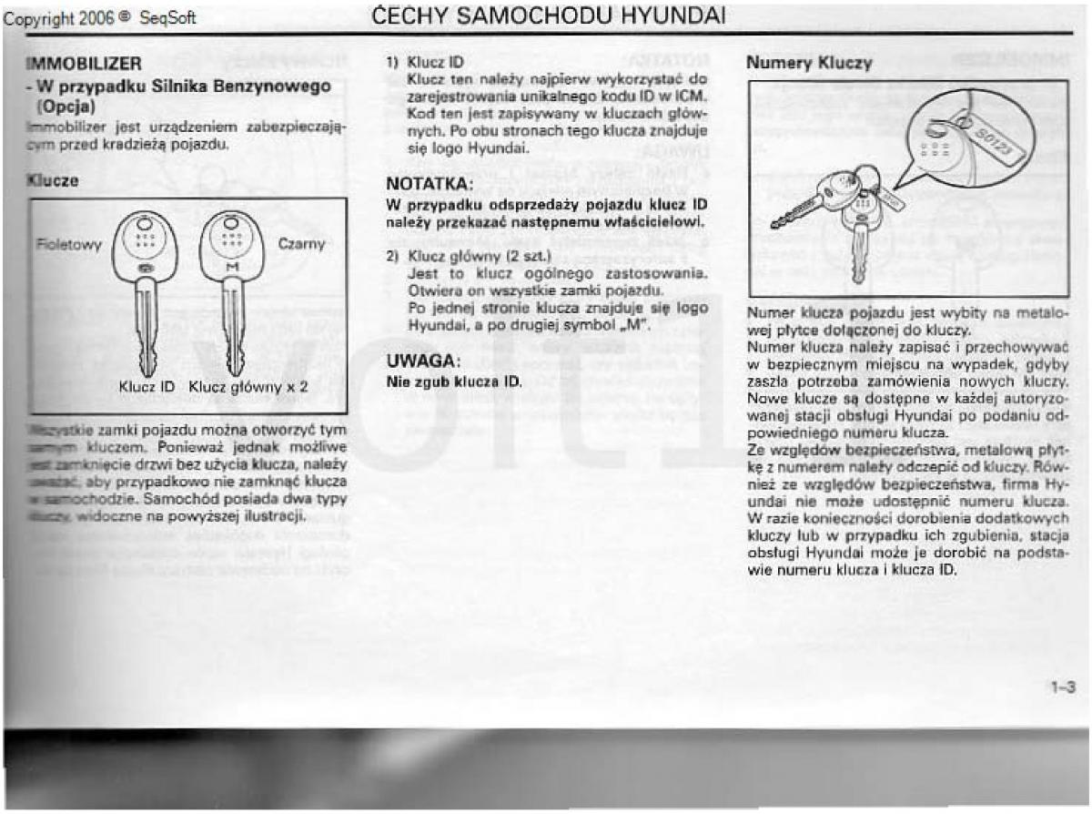 manual  Hyundai Santa Fe I 1 instrukcja / page 11