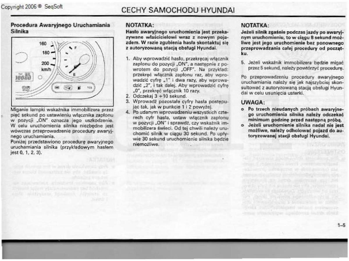 Hyundai Santa Fe I 1 instrukcja obslugi / page 13