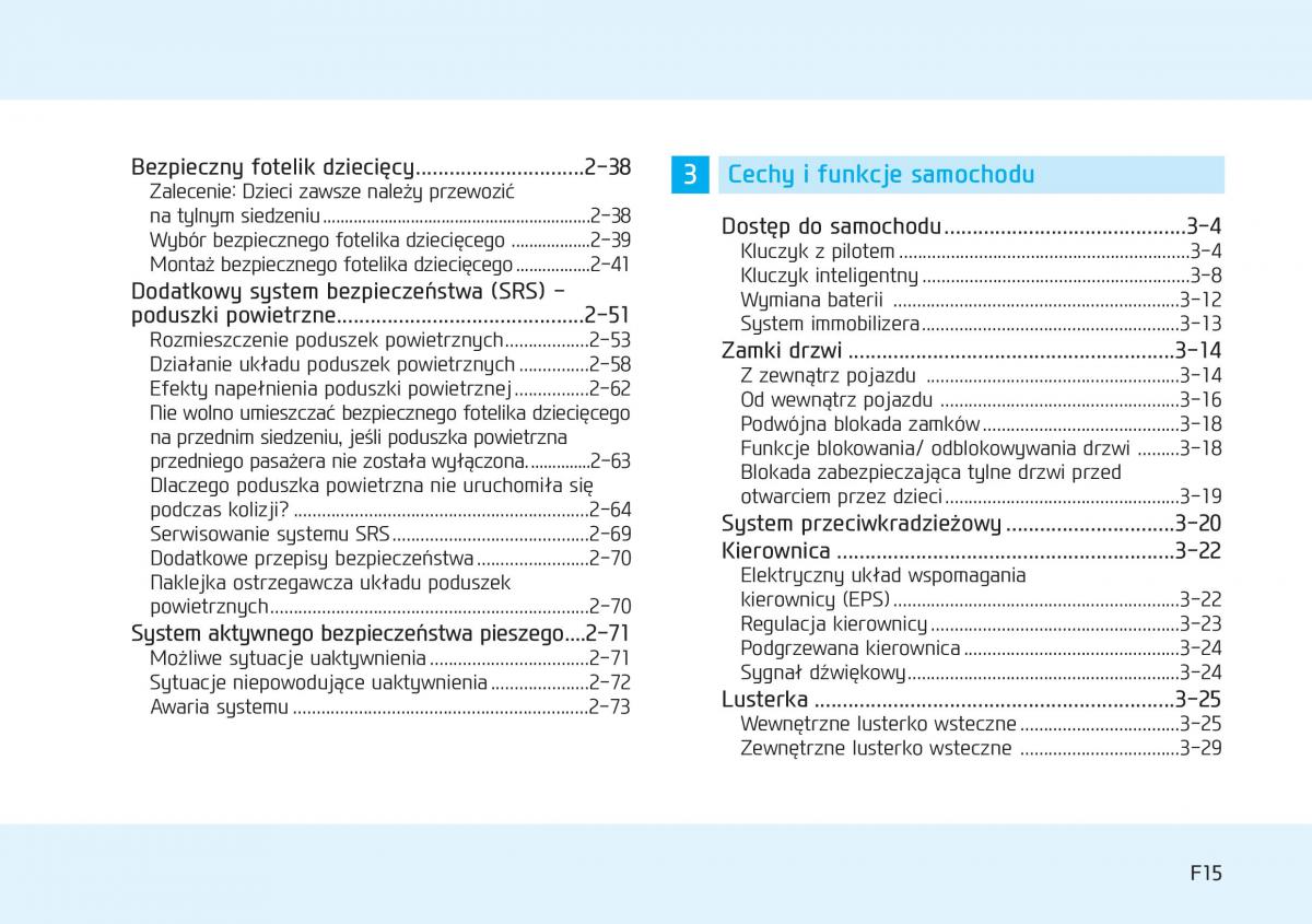 manual  Hyundai Tucson III 3 instrukcja / page 17