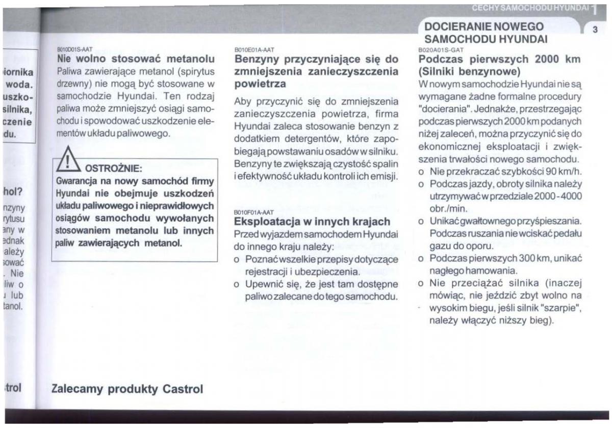 manual  Hyundai Tucson I 1 instrukcja / page 16