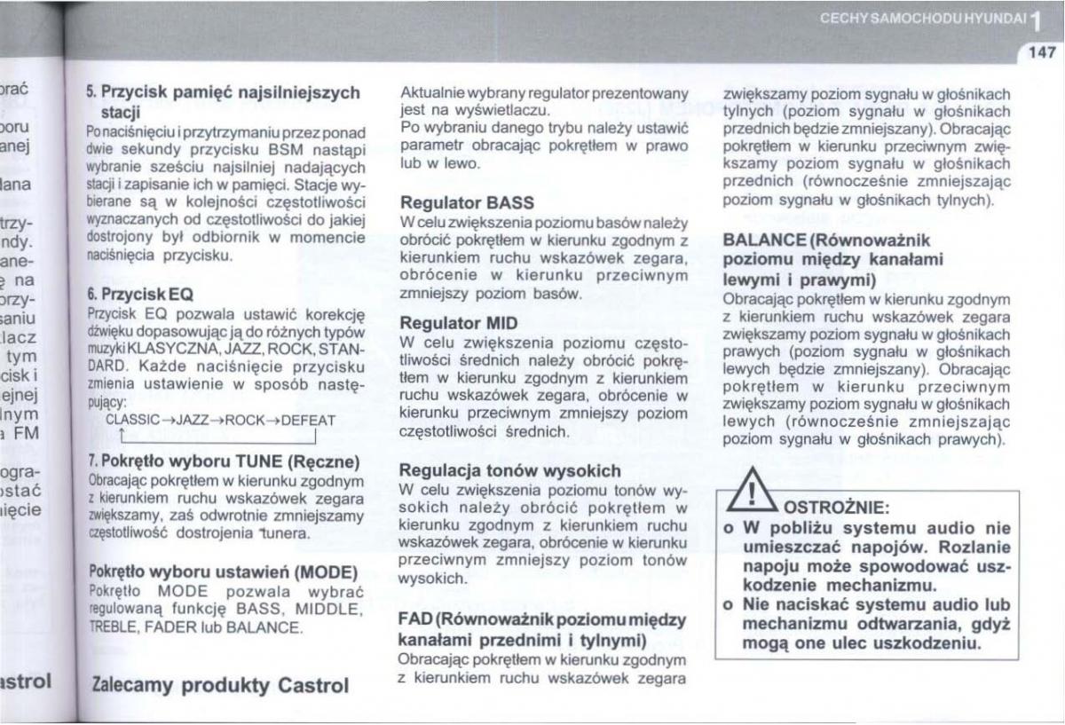 Hyundai Tucson I 1 instrukcja obslugi / page 160