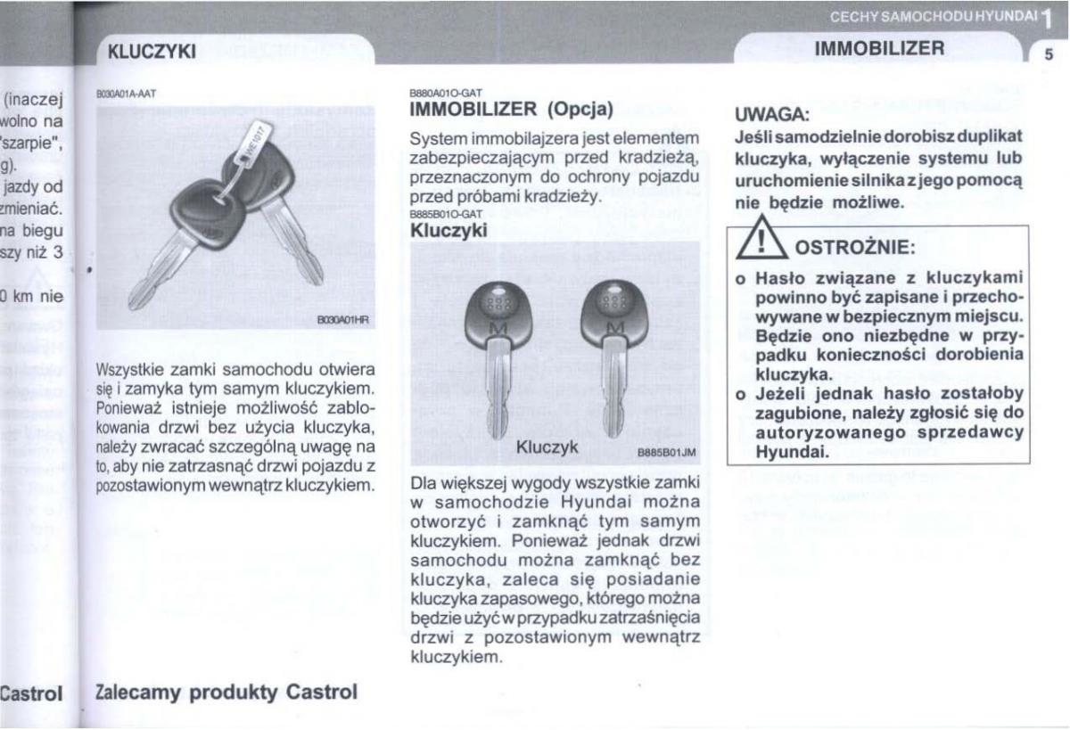 Hyundai Tucson I 1 instrukcja obslugi / page 18