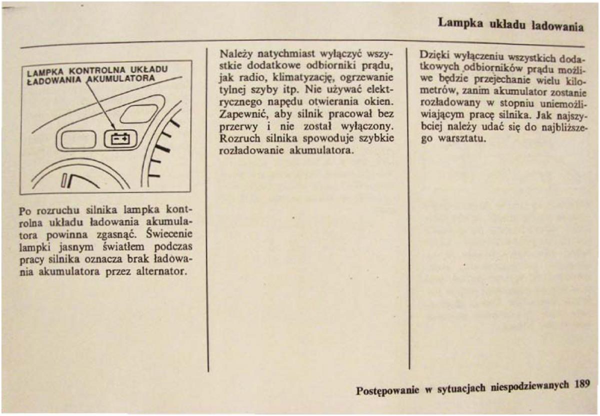 Honda Civic VI 6 instrukcja obslugi / page 189