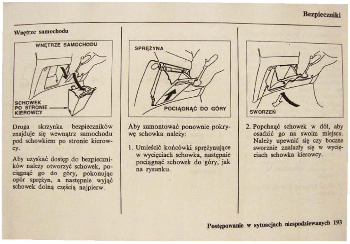 Honda Civic VI 6 instrukcja obslugi / page 193