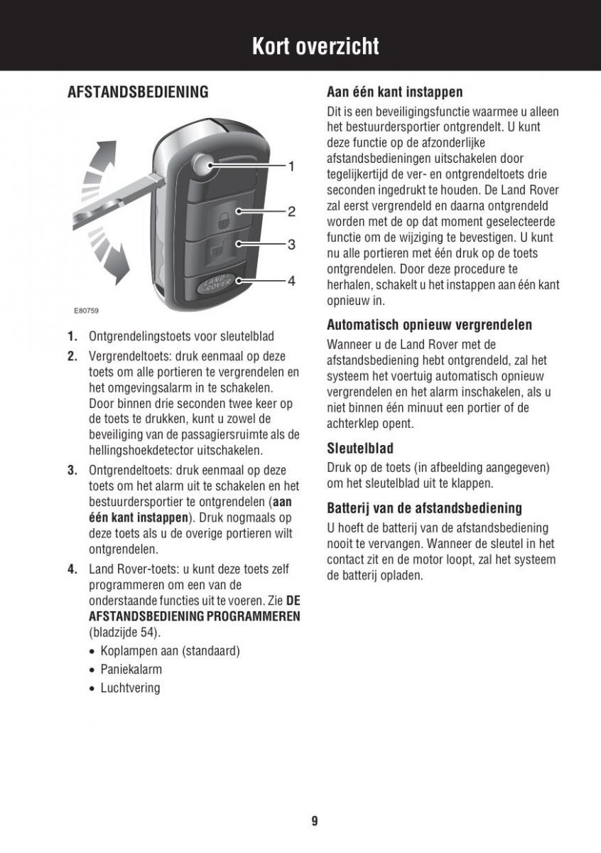 manual  Land Rover III 3 LR3 / page 9