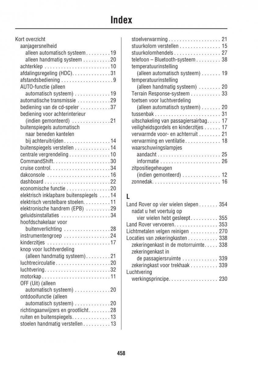 Land Rover III 3 LR3 / page 458