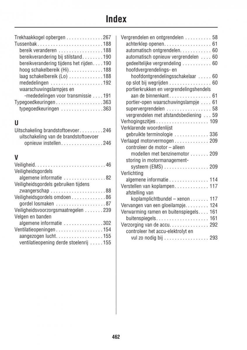 manual  Land Rover III 3 LR3 / page 462