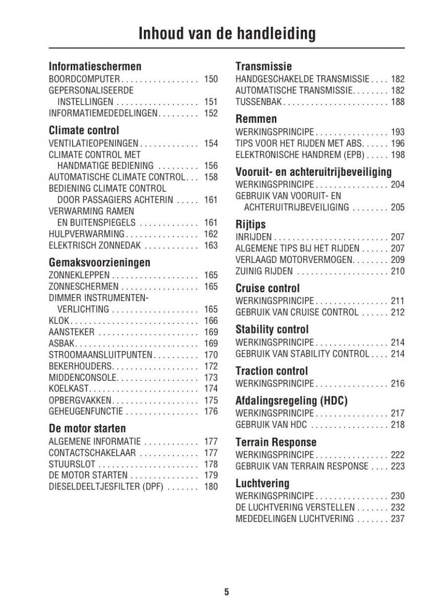 manual  Land Rover III 3 LR3 / page 5