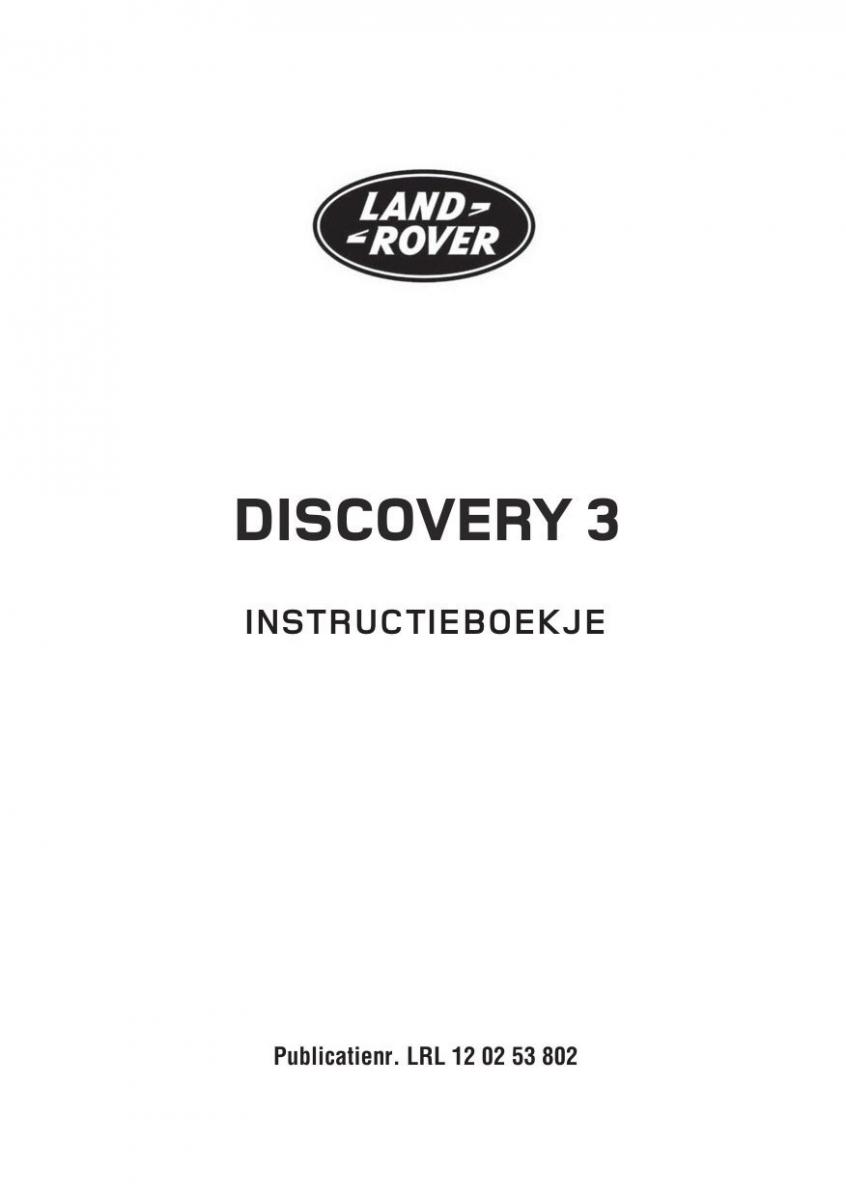Land Rover III 3 LR3 / page 1