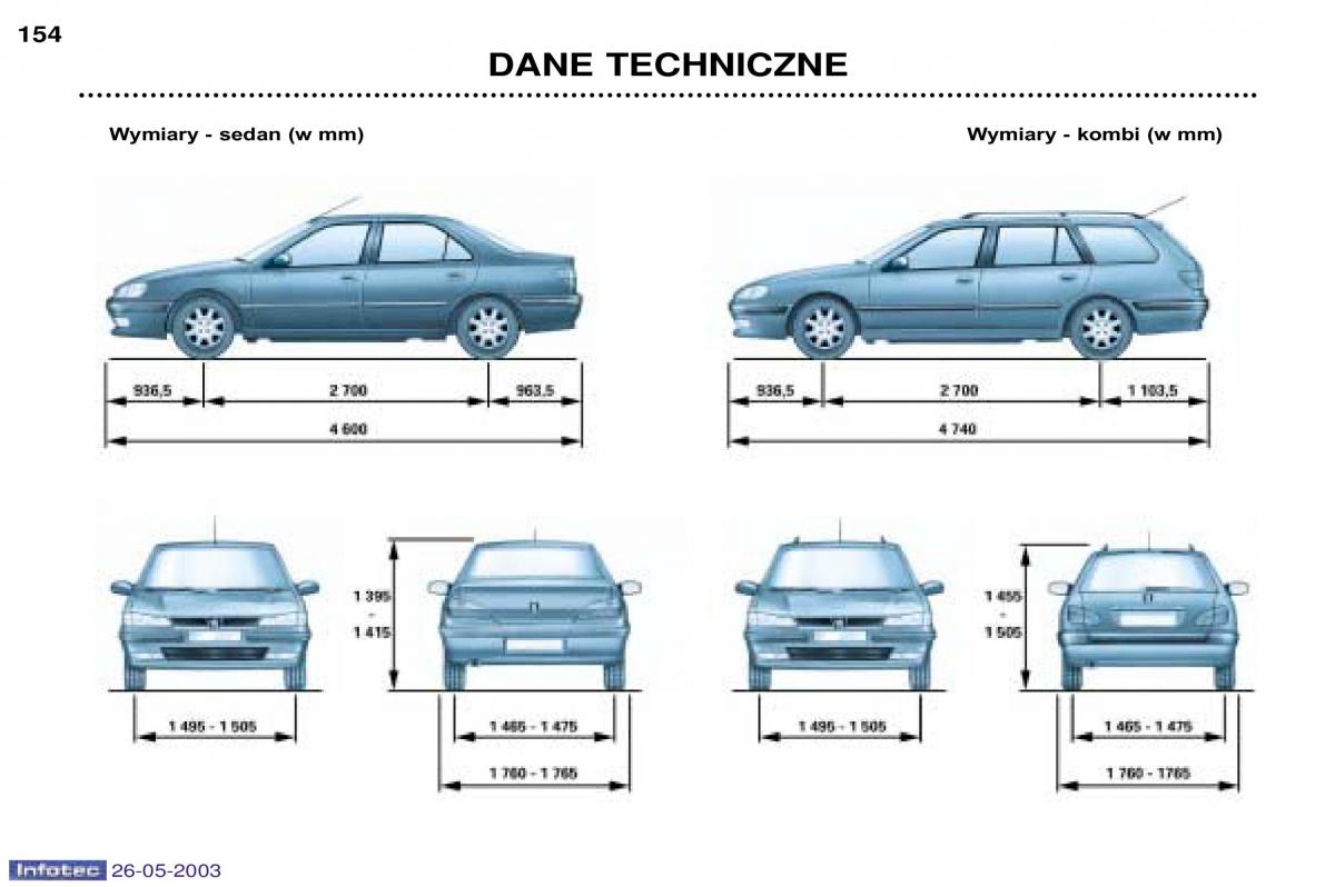 Peugeot 406 instrukcja obslugi / page 149