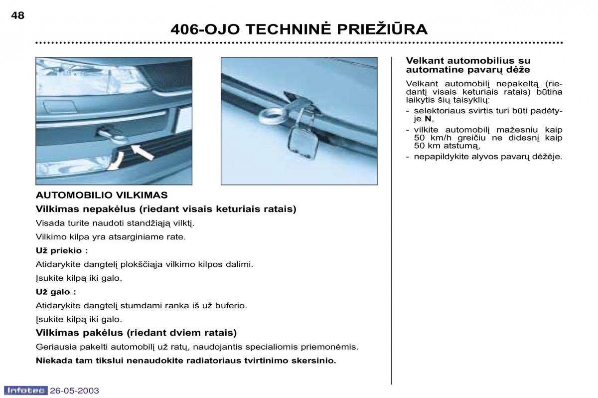 manual Peugeot 406 Peugeot 406 instrukcja / page 41