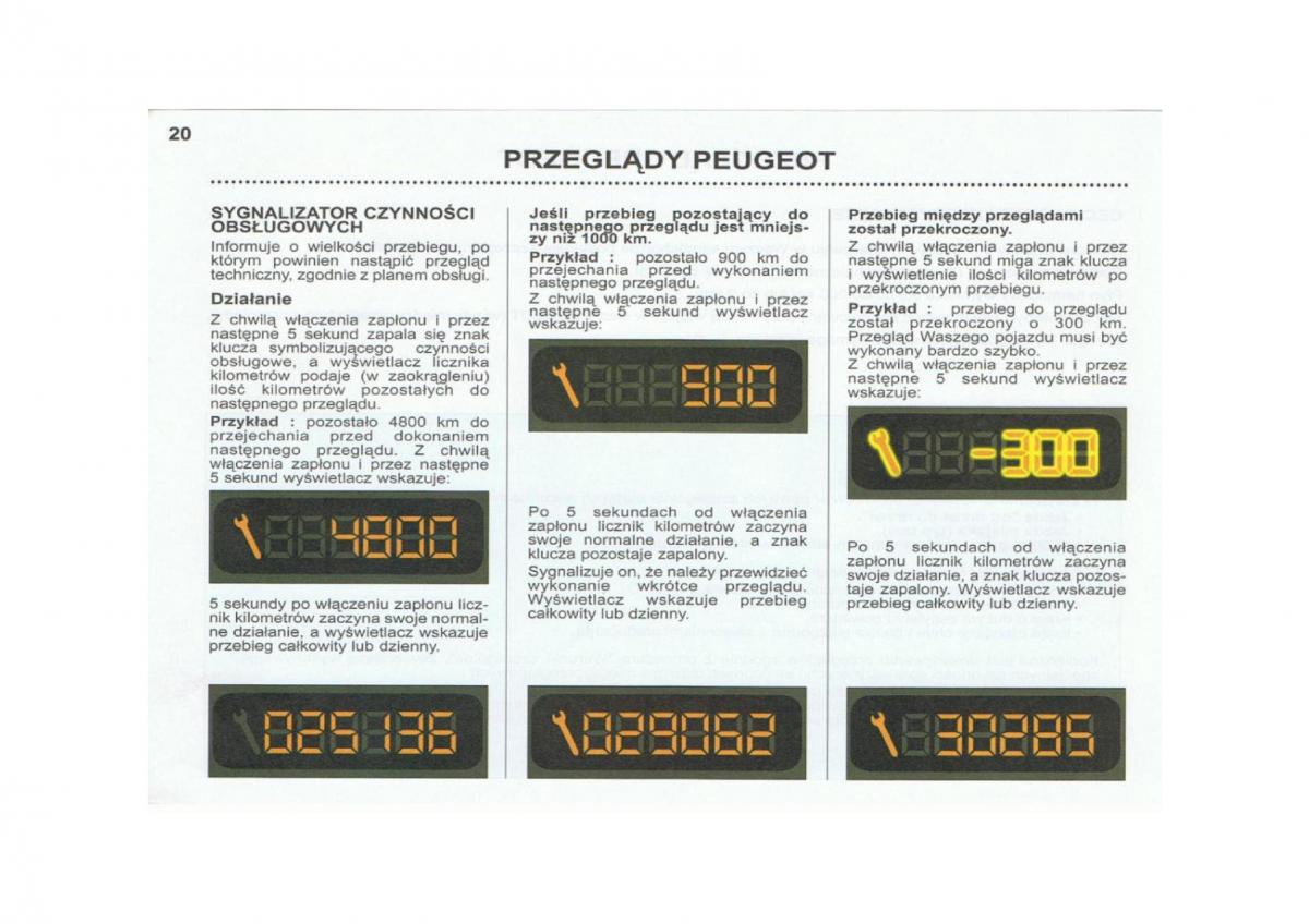 Peugeot 206 instrukcja obslugi / page 21