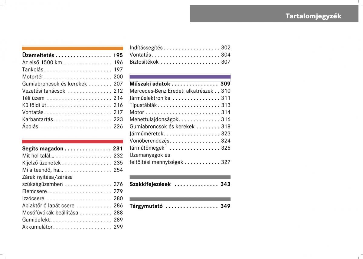 Mercedes Benz B Class W245 Kezelesi utmutato / page 5