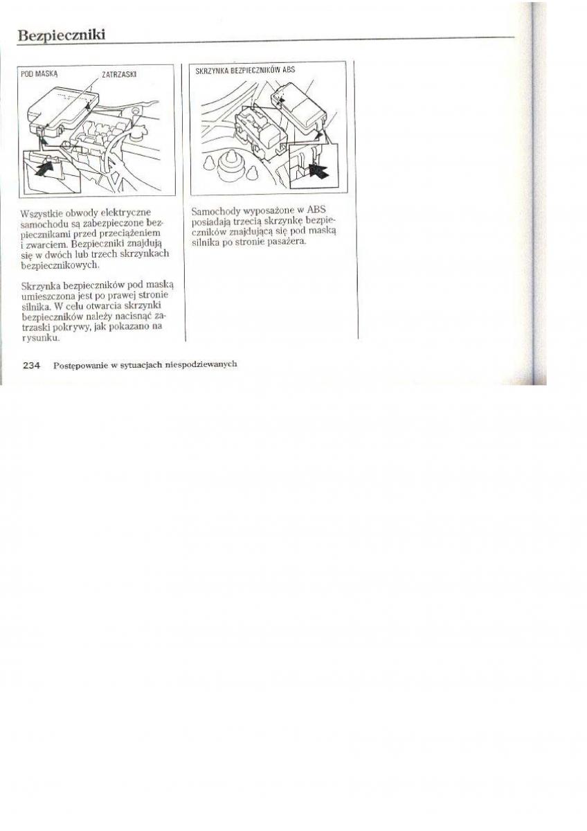 Honda CR V I 1 instrukcja obslugi / page 145