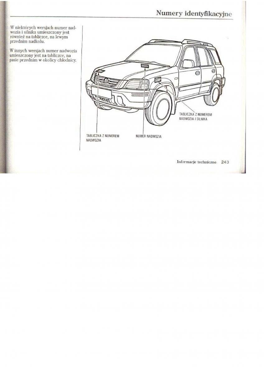 Honda CR V I 1 instrukcja obslugi / page 152