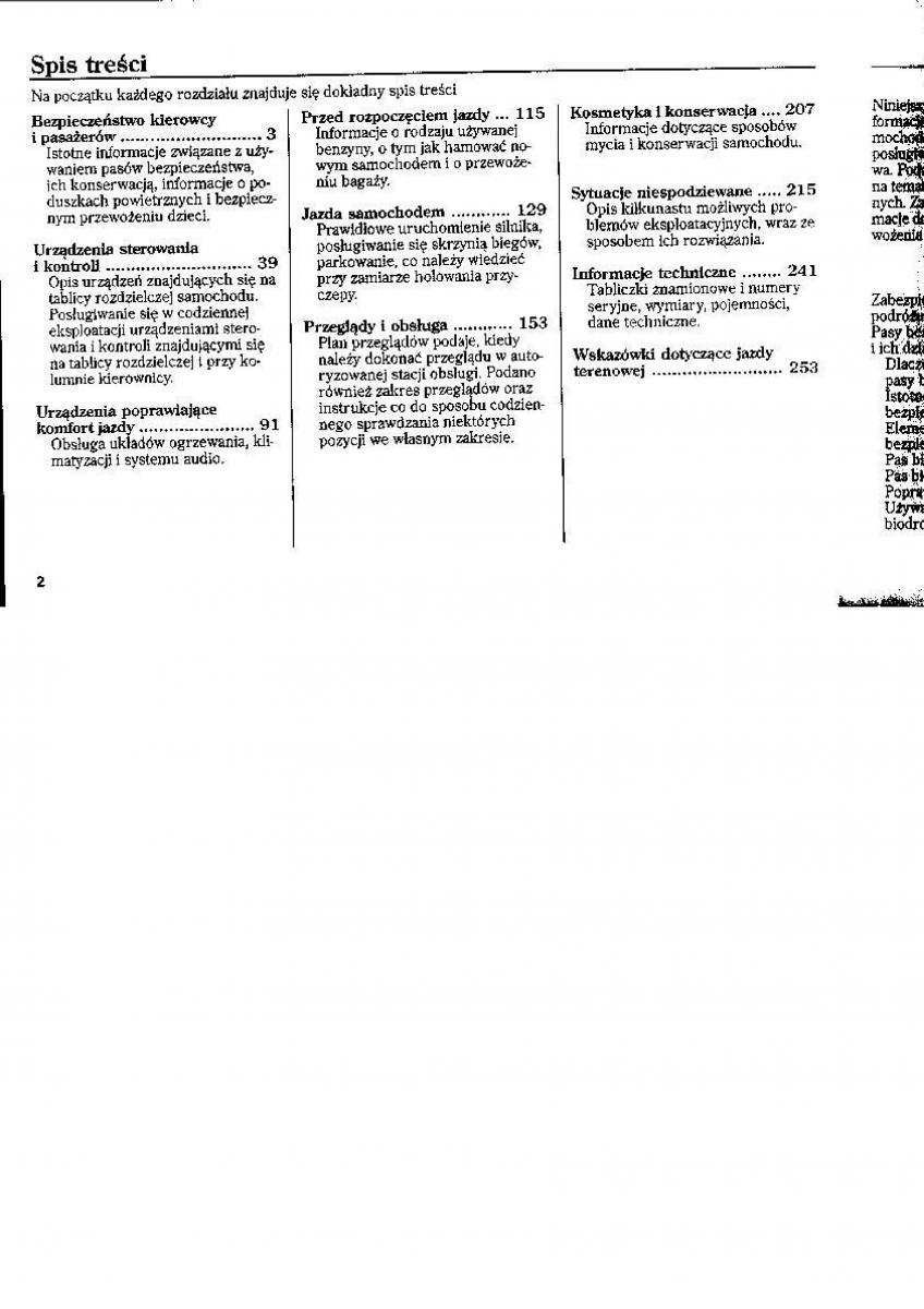 Honda CR V I 1 instrukcja obslugi / page 1