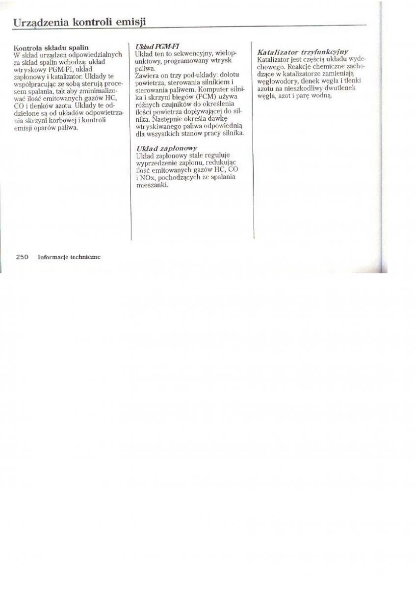 Honda CR V I 1 instrukcja obslugi / page 159