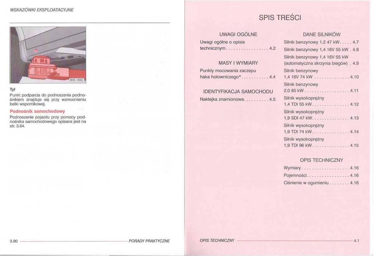 Seat Ibiza III 3 instrukcja obslugi / page 117