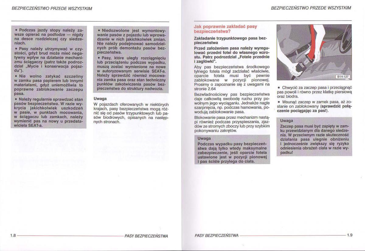 Seat Ibiza III 3 instrukcja obslugi / page 8