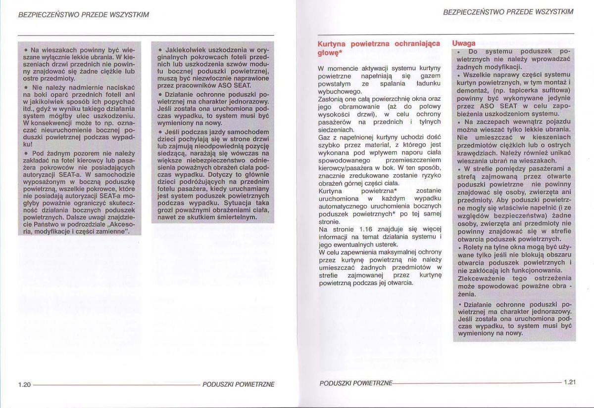 Seat Ibiza III 3 instrukcja obslugi / page 14