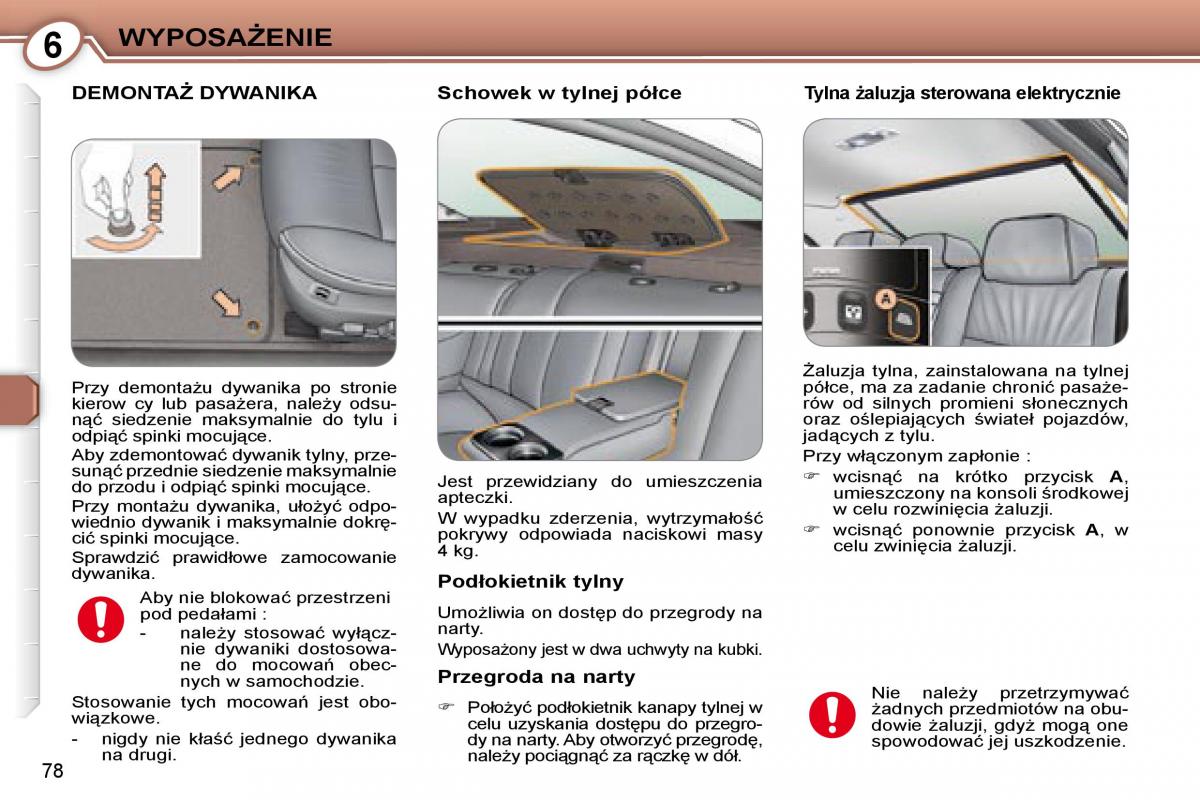 manual Peugeot 607 Peugeot 607 instrukcja / page 79