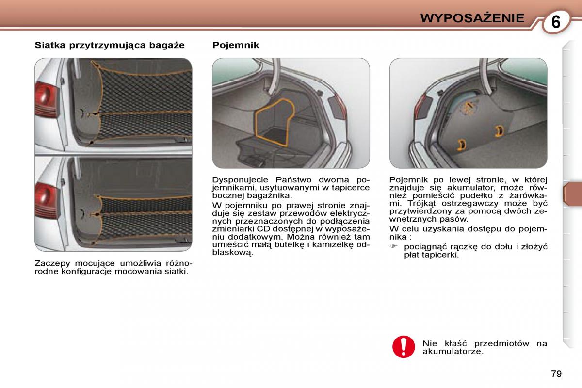 manual Peugeot 607 Peugeot 607 instrukcja / page 80
