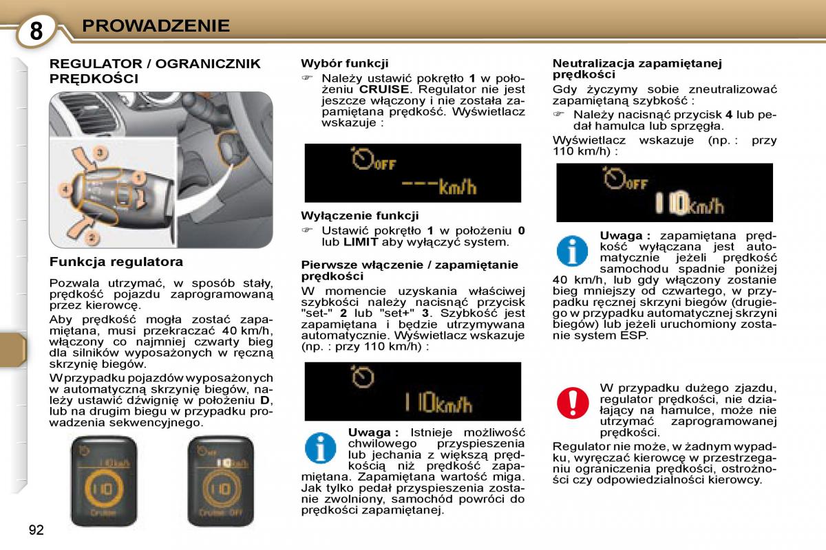 manual Peugeot 607 Peugeot 607 instrukcja / page 93