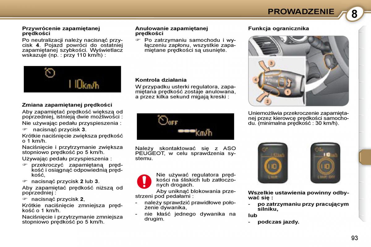manual Peugeot 607 Peugeot 607 instrukcja / page 95