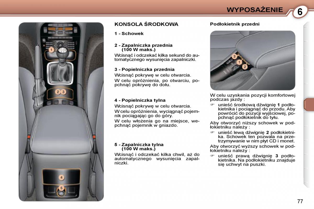 manual Peugeot 607 Peugeot 607 instrukcja page 78 pdf