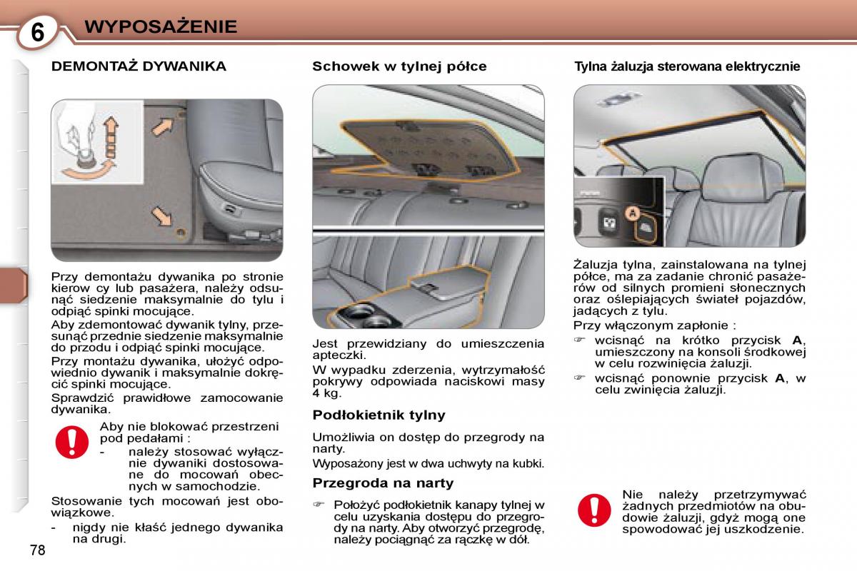 Peugeot 607 instrukcja obslugi page 79 pdf
