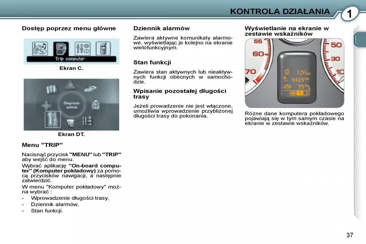 Peugeot 607 instrukcja obslugi page 20 pdf
