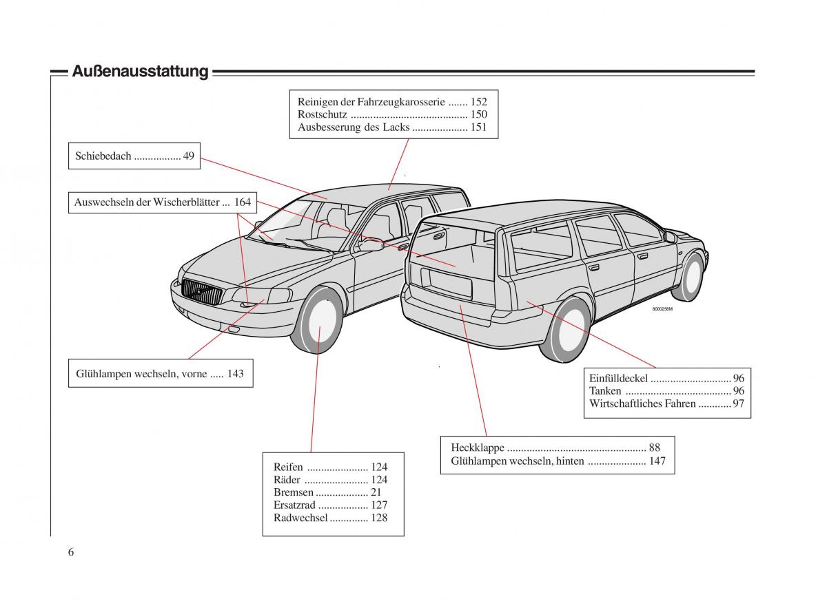 Volvo V70 II 2 Handbuch / page 7