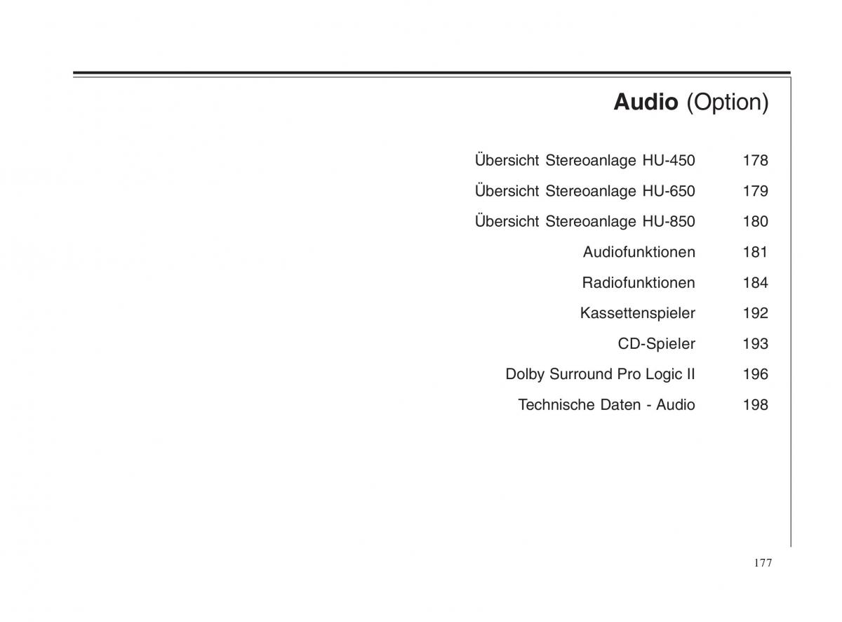 Volvo V70 II 2 Handbuch / page 178