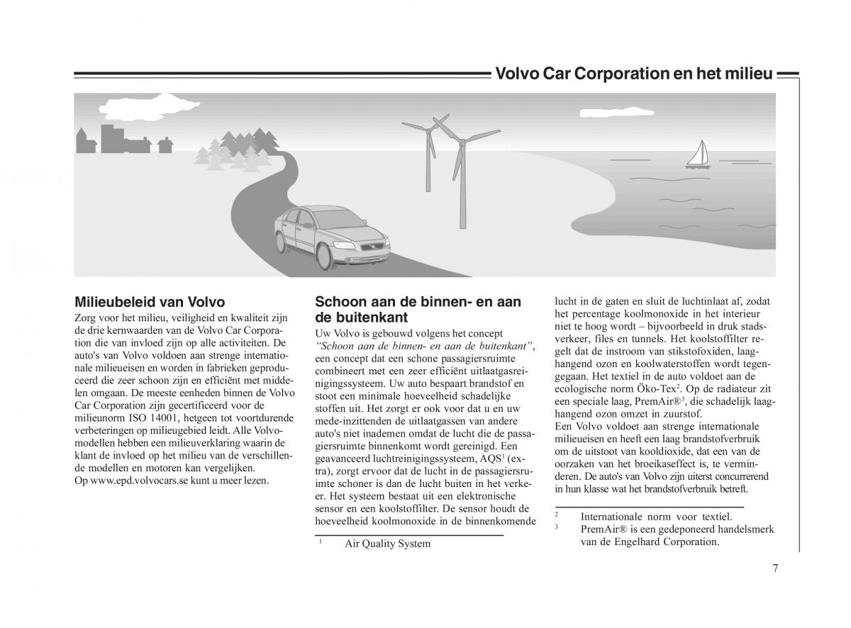 Volvo V70 II 2 handleiding / page 8