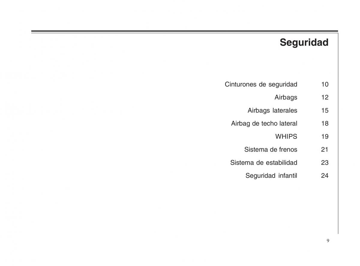 Volvo V70 II 2 manual del propietario / page 10