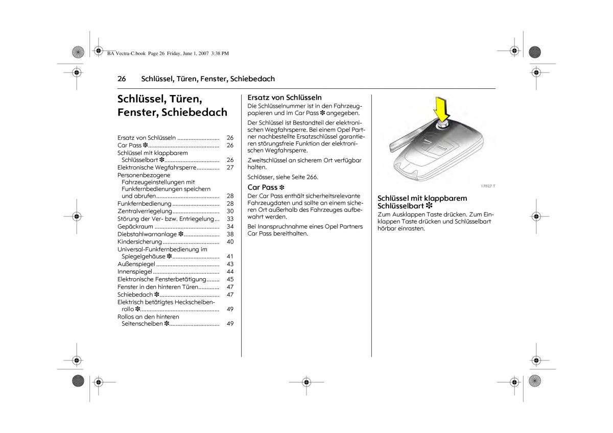 manual  Opel Vectra C Handbuch / page 30
