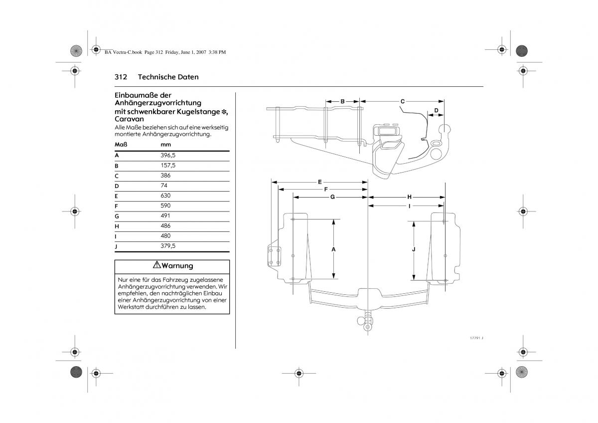 Opel Vectra C Handbuch / page 316