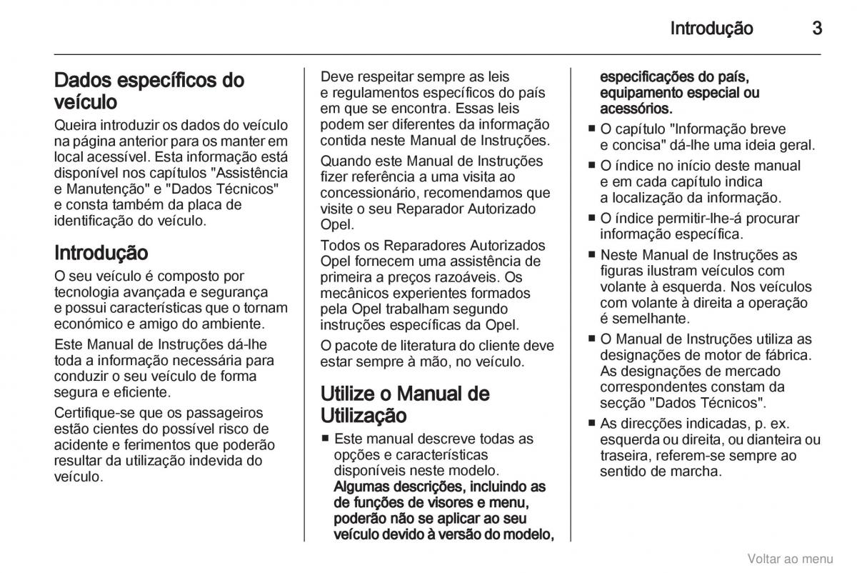 Opel Vivaro I 1 manual del propietario / page 4