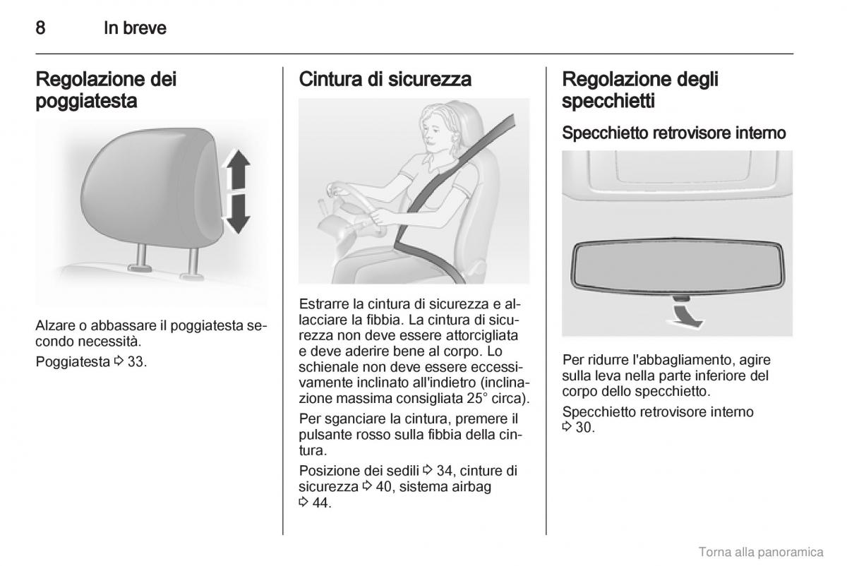 Opel Vivaro I 1 manuale del proprietario / page 9